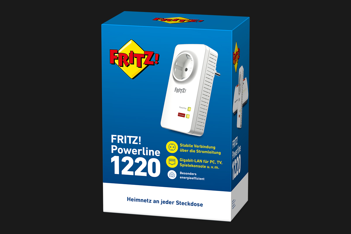 FRITZ!Powerline 1220E single 